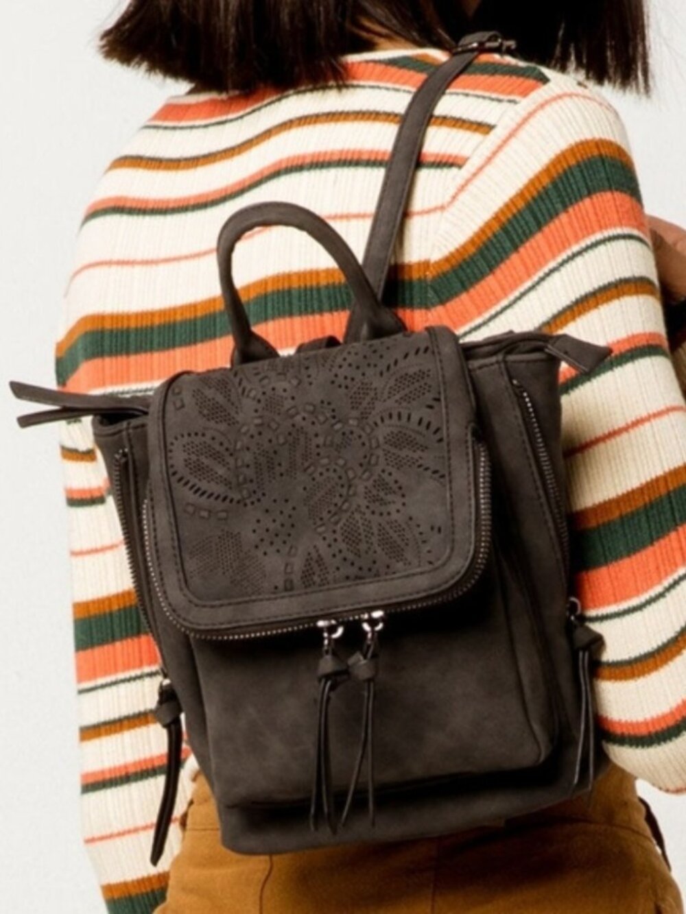 Viiolet Ray Floral Mini Backpack
